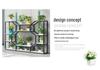 Wrought Iron Storage Rack: Bookshelf, Wine & Display Cabinet, Flower Stand, Partition Shelf for Living Room & Dining Room.