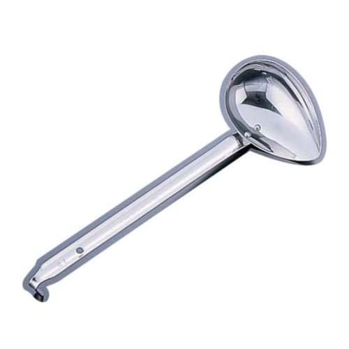 MARUTAMA Stainless Steel Horizontal Mouth Ladle, Left-Handed, 40cc, BYK0303