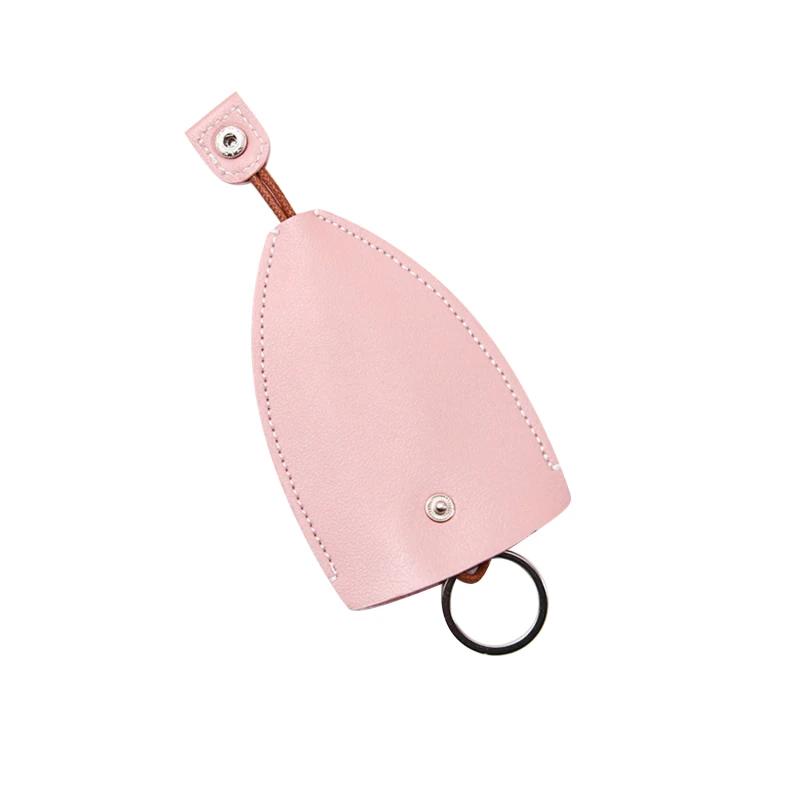 Creative Pull-Out Key Case Cover Leather Large-Capacity Sleeve Keychain Bags Cute Protector Car Fob with Holder Hook