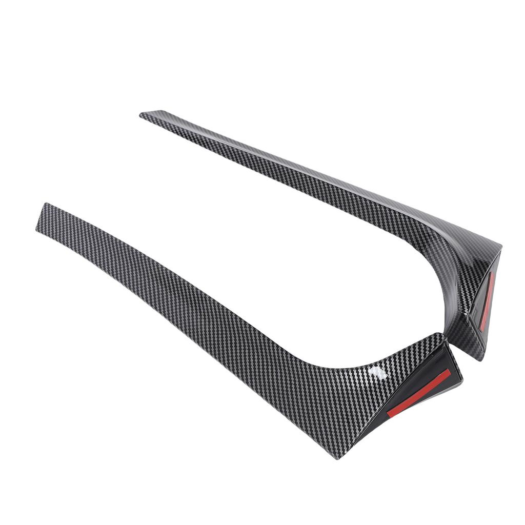 Pair of Rear Window Side Spoiler Wing Cover Trim Sporty Look Back Window Side Splitter Replacement for MK5 R32 2003-2008