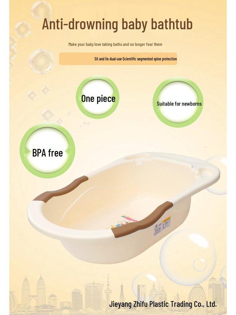 Foldable Baby Bathtub: Free Shipping, Large Size for Newborns and Kids
