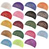 Simple Breathable Hair Net Cap Comfortable Hollowout Mesh Turban Hat Crochet Cap Wig Caps Prayer