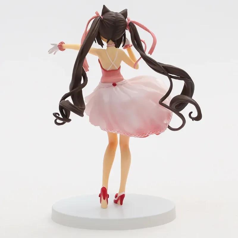 Nekopara Chocola Vanilla Cocktail Dress Ver Figure PVC Model Collection Gift Decoration Figurine