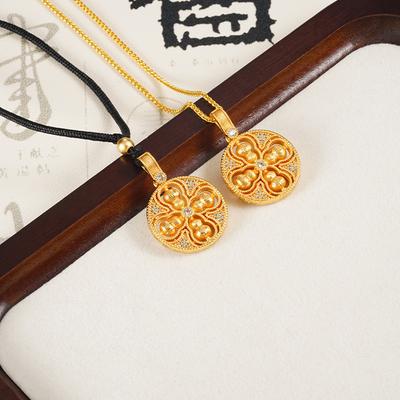 Rotating Gourd Round Brand National Fashion Jewelry Necklace Pendant