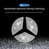 Naafdop Voor Mercedes Auto Stuurwiel Embleem Kristallen Diamant Sticker Voor Benz A B C E Klasse GLA CLA GLC GLK GLE Serie Accessoires