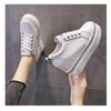 Women's Spring and Autumn New Inner Height-increasing Slope Heel Waterproof Platform Low-top Casual Sports Women's Shoes Single Shoes