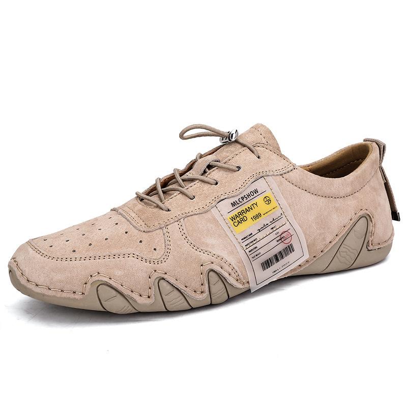 

Весна 2024 Нове чоловіче взуття Doudou Модний тренд Дуже великий розмір Octopus Чоловіче взуття Кросівки Взуття для водіння 46 хакі