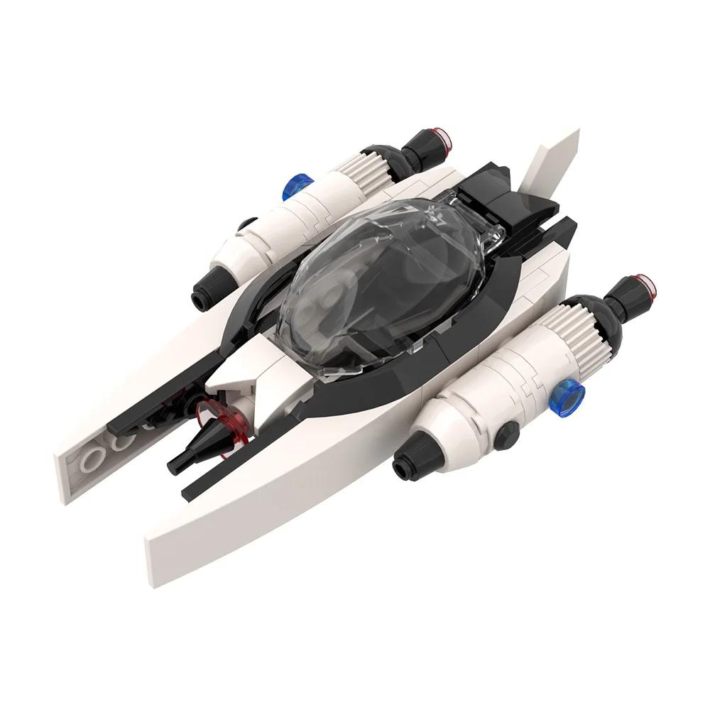 Gobricks MOC MOC-203826 Persönlicher Weltraumtransport Steine Modell Weltraumfilm Raumschiff Bausteine Lernspielzeug Geschenk