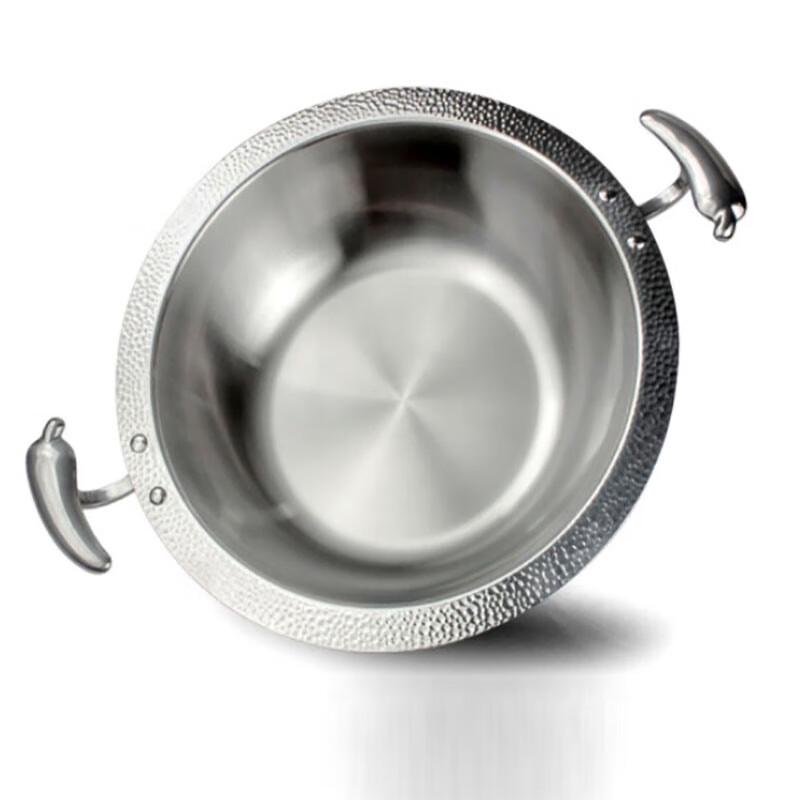 Hexicheng 304 Stainless Steel Hammered Hot Pot