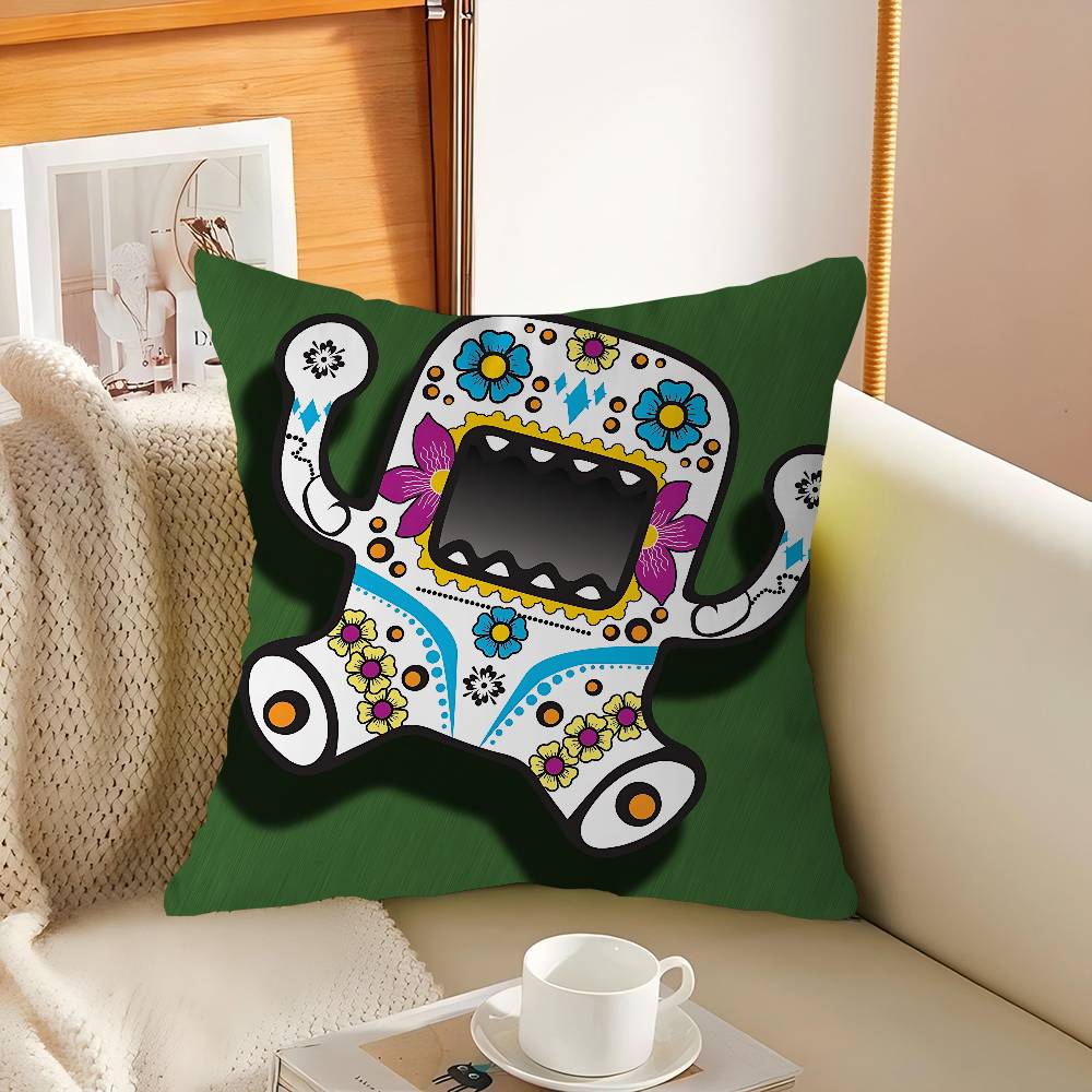 Cute Domo Kun Cushion Cover Pillow Cover Decor Pillowcase Printed Cushion Case For Couch