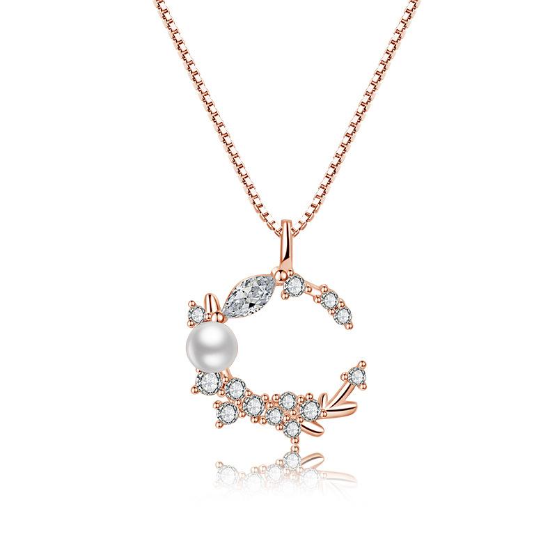 

Женское ожерелье Lindon, кулон из медного сплава, циркон, модный подарок