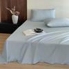 Simple Style Solid Color Washed Cotton Bed Sheet - Pure Cotton, Yarn-Dyed, Single Piece for Dormitory Use