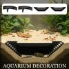 2Pcs Aquarium Underground Tunnel Cave Plastic Fish Cave Viewing Tunnel Double Opening Fish Tank Hideout Cave DIY Cave Ornaments