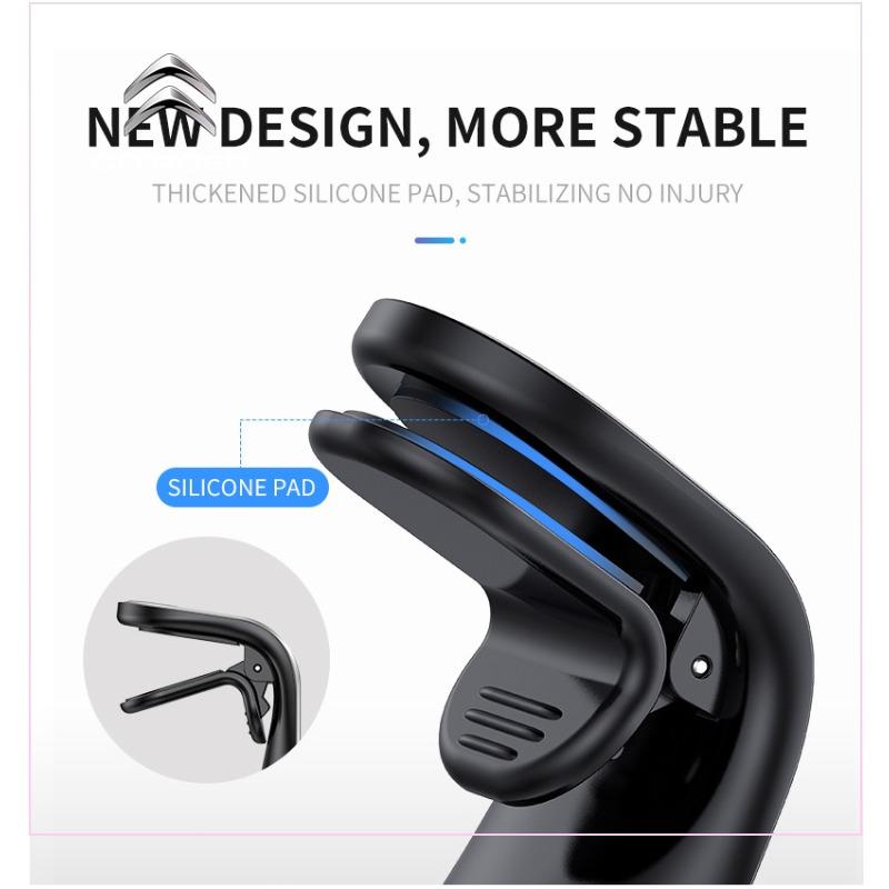 Car Magnetic L-shaped Car Dedicated GPS Phone Holder Emblem for Citroen Cactus Picasso C4 C3 C5 C1 C2 Berlingo Celysee