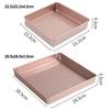 Nonstick Oven Baking Pan 22.2cm/28.5cm Bakeware Pans Gold Bake Mold