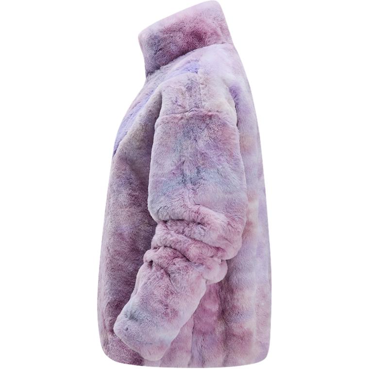 Nike Sportswear Comfortable Soft Loose Plush Jacket Women Jacket Hydrangea-Purple HQ4871-515