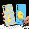 Funny Cute Cartoon Duck Soft Phone Case for Samsung A17 A37 A57 A16 A26 A36 A56 A15 A25 A35 A55 A14 A24 A34 A54 A13 A23 A33 A53
