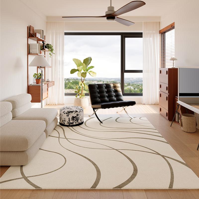 

Большие ковры для спальни Современный стиль Украшение гостиной Ковер Пушистый Мягкий Плюшевый Напольный коврик Домашний Толстый Моющийся Ковер для кабинета 140*200cm
