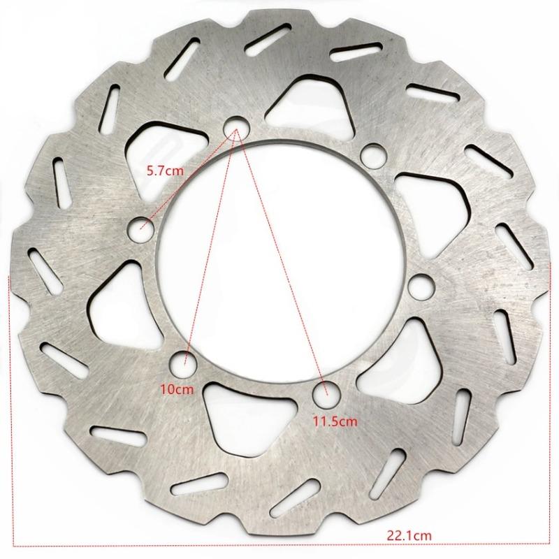 rear disc brake disc rotor brake system for KAWASAKI KDX125 KDX200 KDX220 KDX250 KLX250