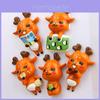 Cute Cartoon Reading Drinking Tea Eating Food Deer Magnetic Refrigerator Decor For Gift Giving