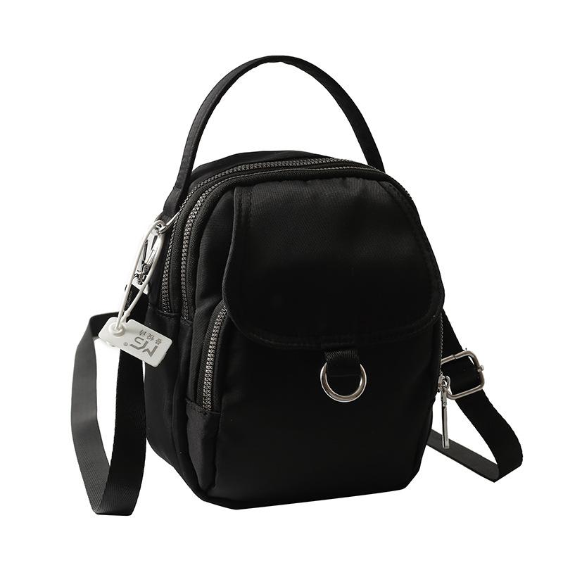 Casual style Oxford cloth portable small satchel Harajuku style women's shoulder crossbody small square bag