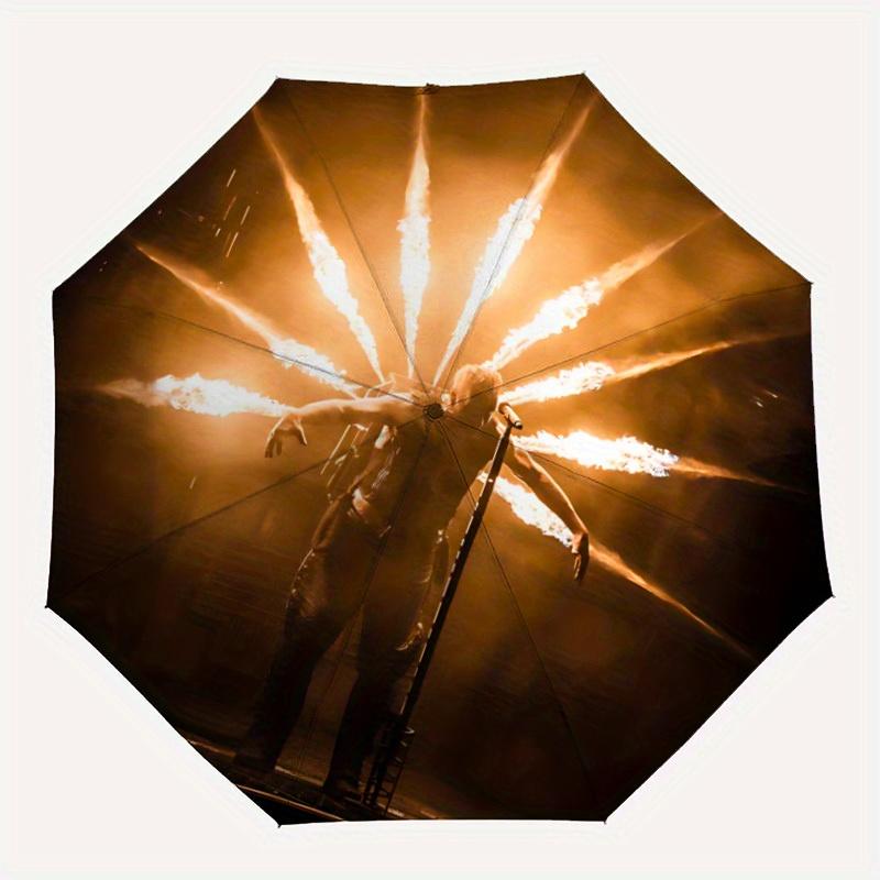 

1pc Chris Coenell Automatic Opening/closing Umbrella, Foldable Sunshade, Perfect Gift for Friends, Durable Plastic Handle y250808066