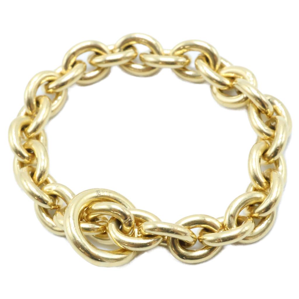 HIROTAKA K18 AB127GMR ALL ABOUT BASICS L Chain Ring Ring Yellow GoldUsed