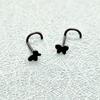 10pcs Butterfly Nose Rings Stainless Steel Piercing Jewelry For Eyebrow Ear Cartilage Accessory For Sensitive Skin