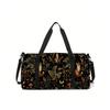 Fox Pattern 2D Flat Cartoon School Travel Bag Large Capacity Zipper Luggage Bag Best Gift for Boys Girls Fashion Style
