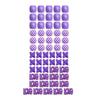 60Pcs Braid Hair Accessories, Heart Letter Shape Hair Rings, Large Hole Design Hair Beads for Thick Braids Dreadlocks Multi-Strand Hair DIY