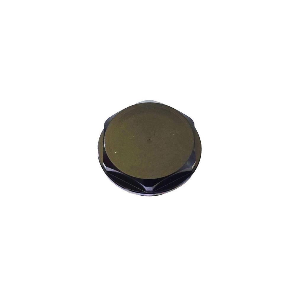 TERAMOTO Close Cap Black 2640-03 for T-REV T-Type I & II Blow-by Adapter, Motorcycle Engine Replacement Part
