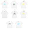 T-shirt Corteiz Alcatraz Stampata Uomo Donna Vestibilità Larga Manica Corta Streetwear Tee