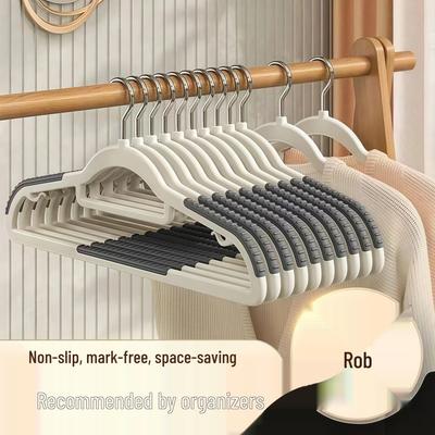 Non-Slip, No-Mark Clothes Hangers - Anti-Shoulder Angle for Hanging and Drying Overcoats and Clothes In Bedroom