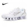 Nike Calzini Unisex Tl 220 290 Bianco Argento Metallico Arancio Massimo Ar3566 100