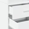 Highboard White 40 x 42.5 x 185 cm Particleboard