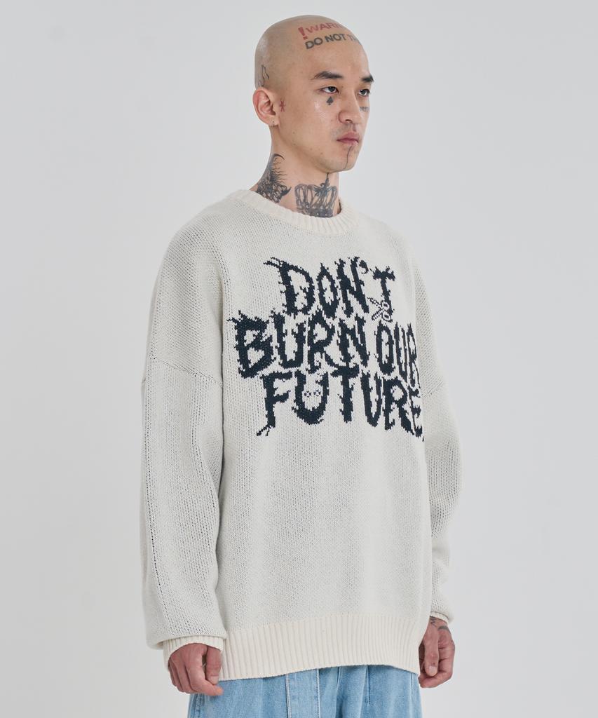 AJOBYAJO [Pba] Dbof Wool Knit Sweater [Ivory]