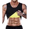 Men Sauna Suit Sweat Vest Waist Trainer Body Shaper Compression Shirt Workout Tank Tops Tummy Control Slimming Shapewear Fitness Undershirts