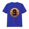 kids 9 year Old Birthday T Shirt Boys basketball 9th vintage Washed Unisex Slightly designer clothes Stylish