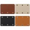 2PCS PU Suitcase Grip Solid Color Anti-shock Design Leather Handle Cover Soft Shoulder Strap Pad Grip Cover Bag Accessories