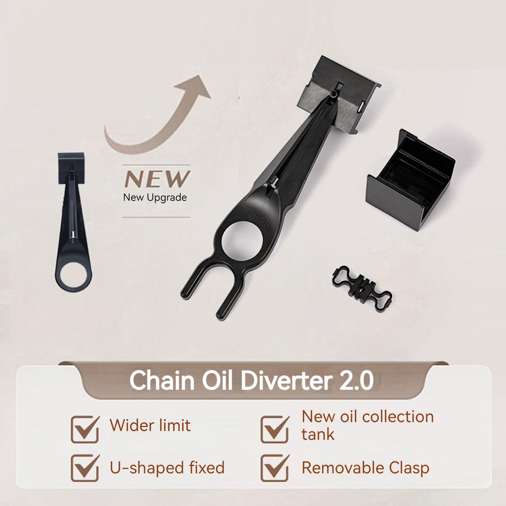 1/2PCS Upgrade Motorcycle Chain Oiler Spray Lube Oiler Tool Mess-Free Chain Wax Chain Cleaner Attachment Chain Oil Applicator