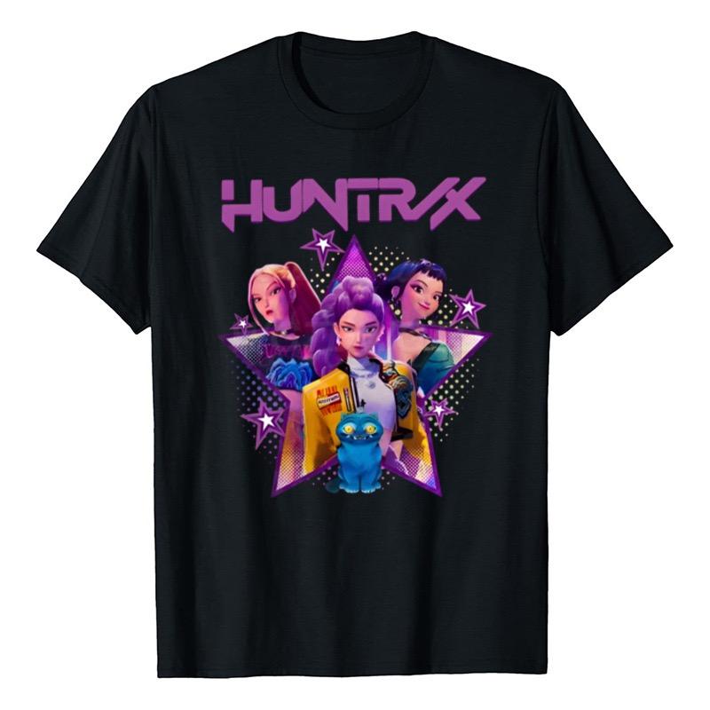 LUXEON Kpop Demon Hunters T Shirt Short SleeveT-shirt Cute Harajuku T Shirt