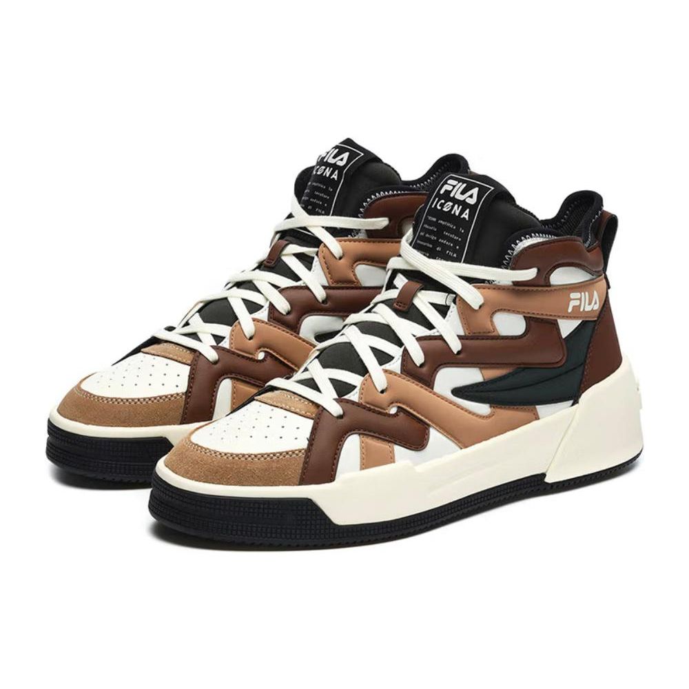 Fila Salto FX Casual Mid-Top Skate Shoes Men Sneakers Brown F12M243601FCA