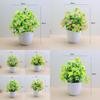 Handmade Faux Chrysanthemum And Spread Palm Artificial Plants For Home And Workspace
