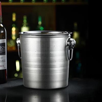 Thickened Stainless Steel Ice Bucket