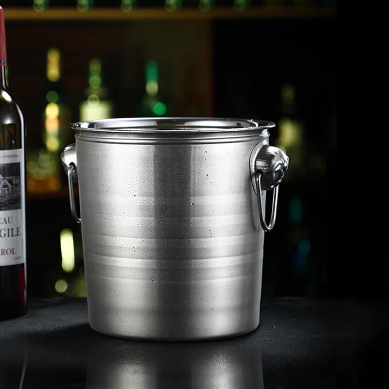 Thickened Stainless Steel Ice Bucket