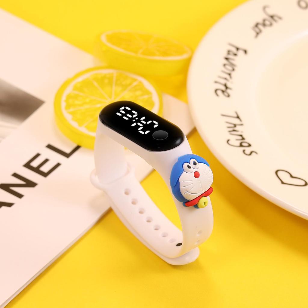 Superman LED Cartoon Doll Student Trend Waterproof Electronic Watch