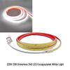 220V Treiberloser COB LED Streifen, 240 LEDs, Alle 10cm Schneidbar, Selbstklebend, Flexibel.