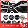 IQV2 2025 Hot 4pcs 75mm Car Wheel Center Cover Decorative Cover Modification Accessories for Mercedes Benz AMG A B C S Class E GLA CL
