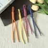 Colorful Trendy Miu Style Polyester/Nylon Braided Rope Pendant with Knotting for Bags