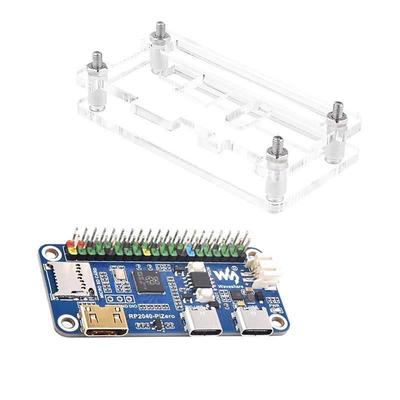 RP2040-Pi Zero Entwicklungsplatine: Dual-Core, Raspberry Pi GPIO-kompatibel, Programmierbarer Temperatursensor